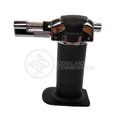 Imagem de Maçarico Culinario Gourmet Portátil Gás Butano Recarregável