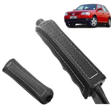 Imagem de Revestimento Em Couro Alavanca Freio de Mão Ondulado Gol G4 2008 À 201