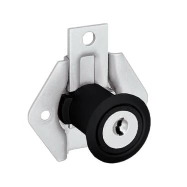 Imagem de Fechadura Móveis Gaveta Armário Stam 302 31mm Preto Fosco