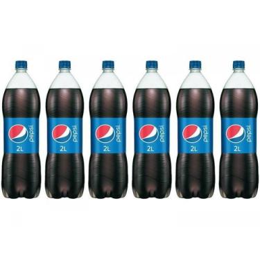 Imagem de Kit 6 Unidades Refrigerante Pepsi Cola 2L