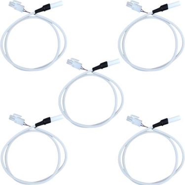 Imagem de Kit 5 Sensor Temperatura Para Geladeira Bosch KDN47 REBS49 - Brazan