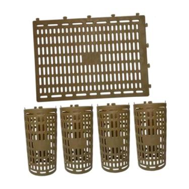 Imagem de IEUDNS 5x Protetores de Tronco de Árvore Expansíveis para Plantas, Proteção para Mudas, Envoltório para Quintal, Árvores Frutíferas, Pátio, Gramado e, Marrom