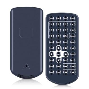 Imagem de WDZP Novo controle remoto de substituição para Insignia NS-DD10PDVD19 NS-DD10PDVD19 (B) leitor de DVD portátil de tela dupla de 10 polegadas