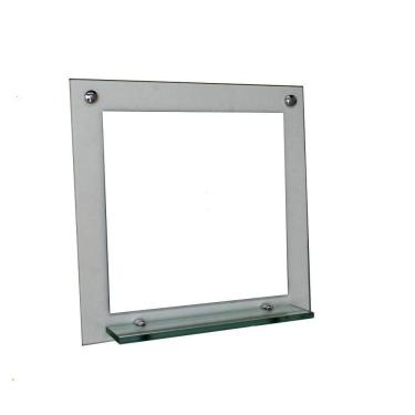 Imagem de Espelho Para Banheiro Com Prateleira 40Cm Incolor