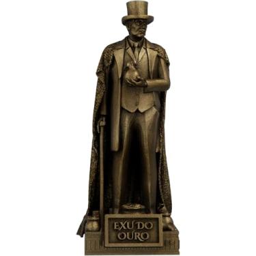 Imagem de Estátua Exu do Ouro Umbanda Candomblé (Cor Ouro Velho)