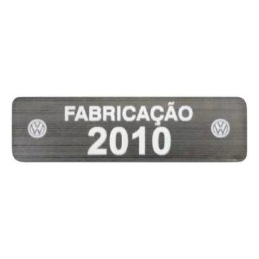 Imagem de Adesivo Etiqueta Ano Fabricação Compatível Volkswagen 2010 - SPTS