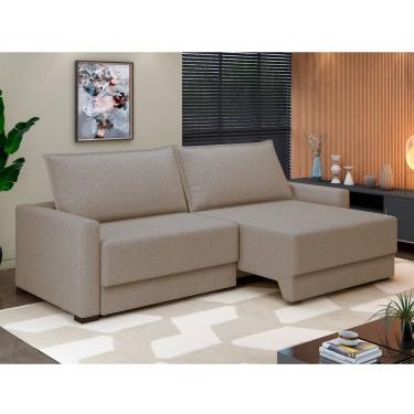 Imagem de Sofá 3 Lugares Retrátil E Reclinável Tamanho 230cm Palermo Bege