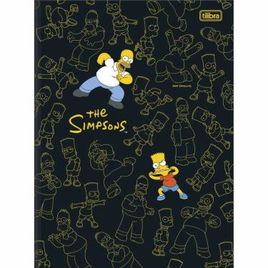 Imagem de Caderno Brochura Capa Dura Universitário The Simpsons 80 Folhas Tilibra Estampa 2