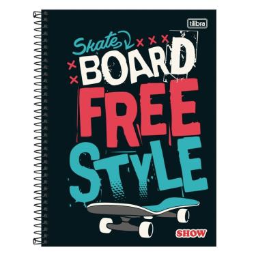 Imagem de Caderno Espiral Capa Dura Universitário A4 20 Matérias 320 Folhas Show Tilibra Estampa 3