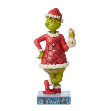 Imagem de Enesco Estatueta Jim Shore Dr. Seuss Grinch com saco de carvão 23 cm