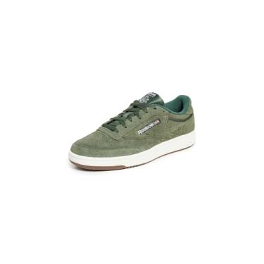 Imagem de Reebok Tênis feminino Club C 85 Classic com cadarço, Varsity Green) Giz/Reebok Lee 2, 41