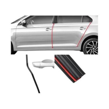 Imagem de Protetor De Borda De Porta De Carro Transparente Anti-arranhões À Prov