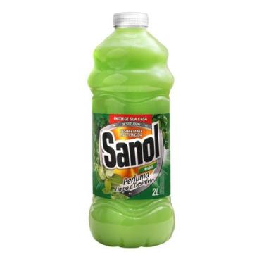 Imagem de Desinfetante herbal leitoso 2l sanol
