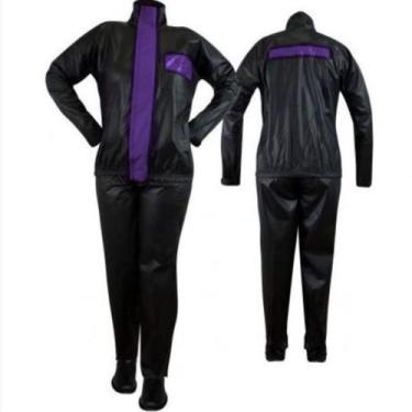 Imagem de Capa de Chuva para Motociclista em PVC 100% Impermeável - Fly, Preto c