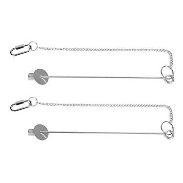 Imagem de Sluffs 2PCS Pet Frango De Aço Inoxidável Frutas Vegetais Garfo De Milho Galo Forrageamento Ferramenta De Alimentos