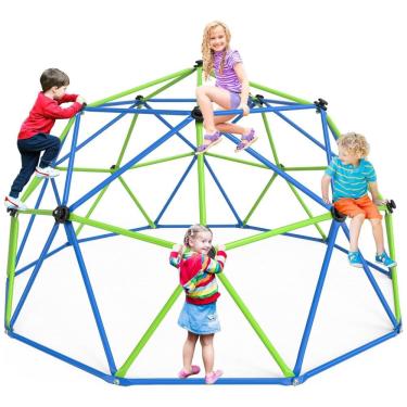 Imagem de GIKPAL Climbing Dome, Estrutura de Escalada de 3m para Crianças de 3 a 10 anos, Suporta até 454kg, Jungle Gym Antiferrugem, Montagem Fácil,