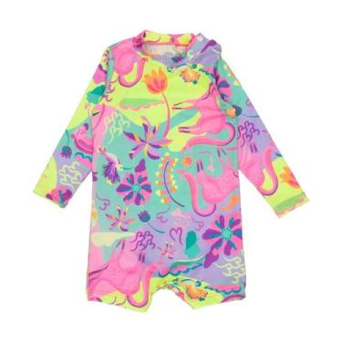 Imagem de Macaquinho Bebê Praia Traje Banho Baby Proteção Solar Uv - Fofotinhos,