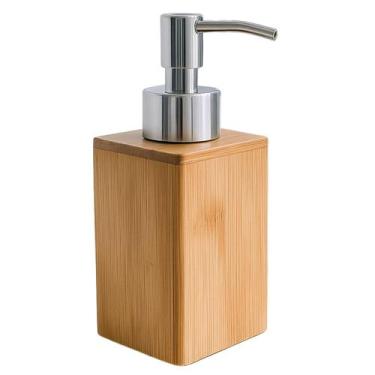 Imagem de Dispenser Sabonete Líquido Em Bambu Rústico Banheiro Natural - Livon, 
