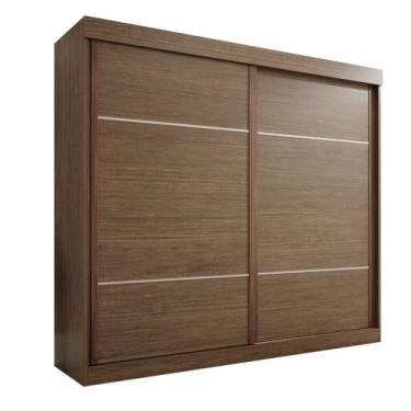 Imagem de Guarda-roupa Casal 2 Portas De Correr 6 Gavetas Fortaleza - Mais Móvei Newcanion/offwhite