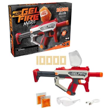 Imagem de Blaster Nerf Pro Gelfire Mythic Full Auto com 10.000 cartuchos