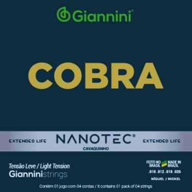 Imagem de Encordoamento Cavaco Giannini Nanotec Niquelada GESCL PN