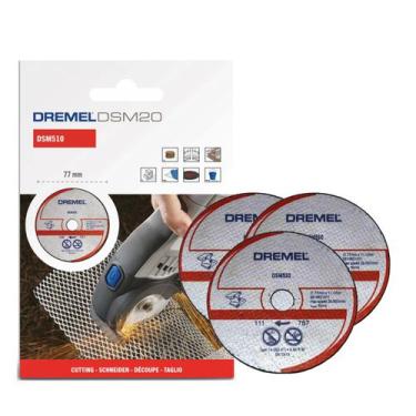 Imagem de Kit com 3 Discos de Corte para Metal Dremel DSM510 para Dremel Saw 2 6