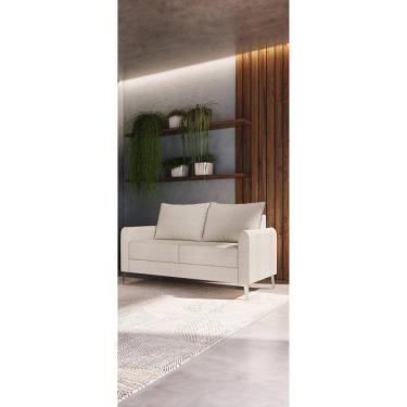 Imagem de Sofá 2 Br 0,10 2 Ass 0,55 Davos 2 Lugares. Bipartido Off White
