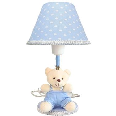 Imagem de Abajur Infantil Bebê Menino Urso Príncipe Realeza