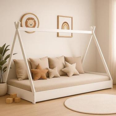 Imagem de Cama Cabana Juvenil Cantinho Mágico do Seu Filho(a) - Lucky Store