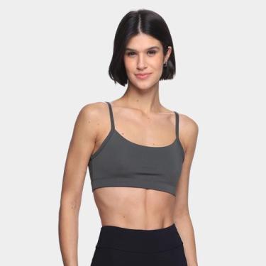 Imagem de Top Olympikus Basic Feminino, Verde escuro, M