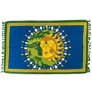 Imagem de Canga De Praia Estampas Moda Verão Sol e Lua C20 - Deeyaa Indiana, U, 