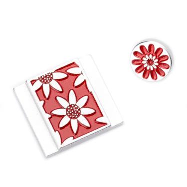 Imagem de DBZZ Botão de liberação suave da câmera, botão do obturador para Fujifilm X100VI X100V X-E4 X-E3 X-T5 X-T4 X-T3 X-T30 II X-T20 X-PRO3 (conjunto margarida vermelha)