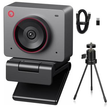 Imagem de OBSBOT Conheça 2 webcam de streaming Ultra HD 4K, 1080p a 60 FPS, câmera de videoconferência com corte automático AI, USB-C, microfones duplos de redução de ruído, funciona com MS_Teams/Zoom - cinza