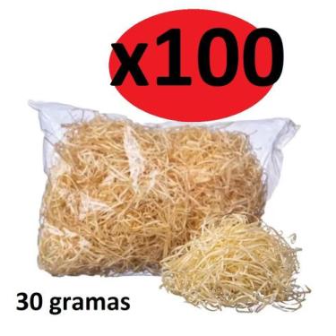 Imagem de Palha seca decoração festa junina caipira- 100 sacos - Lynx produções