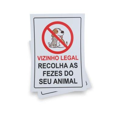 Imagem de Kit 3 Placas sinalização 15x21cm EM PVC PL(165) - Tema: Condomínio Rec
