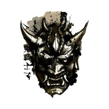 Imagem de Pôsteres De Arte De Parede De Samurai Japonês Moderno, Preto E Branco,