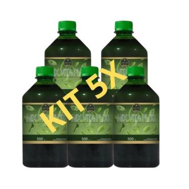 Imagem de Kit 5Und Cha Digestivo Amargo Mix Vita Plus 500 Ml Cha Verde - Cadore