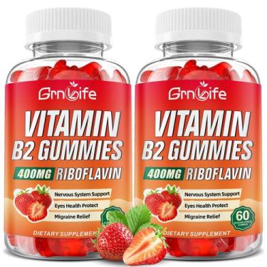 Imagem de Gomas de vitamina B2 GrnLife Riboflavina 400 mg com magnésio, pacote c