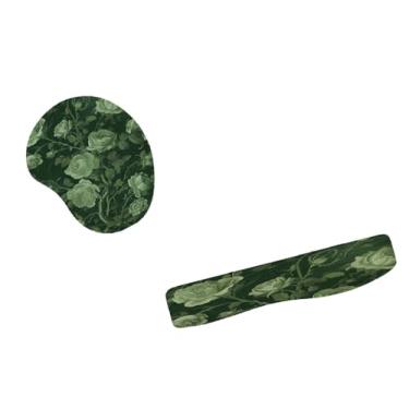 Imagem de Kit Mouse Pad e Apoio de Teclado - Jardim Secreto