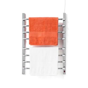 Imagem de Toalheiro Térmico Grande Cromado 220v Fio Superior Direito