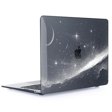Imagem de YSCLBAHUK Capa compatível com MacBook Air de 13 polegadas 2021 2020-2018 M1 A2337 A2179 A1932 Retina, protetor de tela rígida e adesivo para trackpad e capa de teclado para Mac M1 de 13,3 polegadas