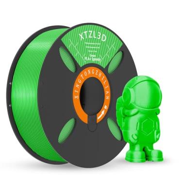 Imagem de Filamento de impressora 3D XTZL3D PLA+ de alta velocidade, diâmetro de 1,75 mm com precisão de +/- 0,02 mm, carretel reutilizável compatível com impressoras Bambu AMS e a maioria das impressoras FDM