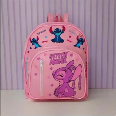 Imagem de Mochila Infantil De Costas Do Stitch Creche Escolar Menina - Soberana 