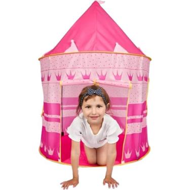 Imagem de Barraca Infantil Dobrável Castelo Azul Etitoys – Brinquedo Portátil com Bolsa de Transporte | Diversão, Imaginação e Aventura Real!