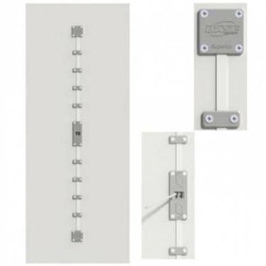 Imagem de Desempenador Embutido para Portas de Madeira/MDF Modelo 900 Cinza 2 un