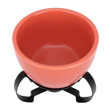 Imagem de Aqur2020 Conjunto de Panela de Fondue de Queijo Cerâmico de Estilo Europeu, até Distribuição de Calor, Ideal para Reuniões Sociais, Com Intrincado Design Pintado à Mão, Limpeza Fácil (2#)