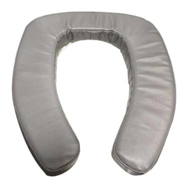 Imagem de Fxzqgnh Almofada para Assento Sanitário Mais Espessa, Acolchoada, Confortável, Universal, com Ventosas, para Idosos, para Hotel, Cinza