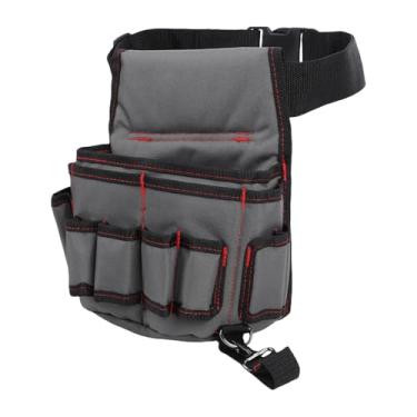 Imagem de Asixxsix Bolsa de Cinto de Ferramentas, 7 Bolsos Resistentes 600D à Prova de água Oxford Tecido Bolsa de Ferramentas para Eletricista Com Fivela, para Carpinteiro Encanador Técnico