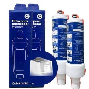 Imagem de Kit 2 Unid. Refil Filtro Colormaq Purificador Modelo Premium