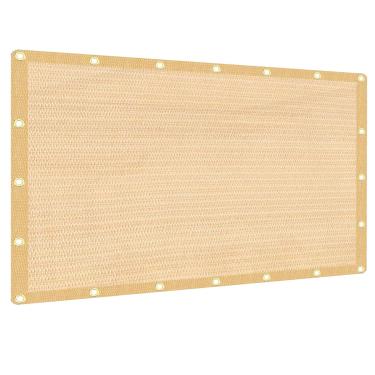 Imagem de JUNKOGO 90% pano de proteção solar para pátio, cobertura de pérgola de 30 x 60 m com ilhós, proteção UV, tecido de malha respirável, cerca de tela de privacidade para jardim, dossel, varanda, deck